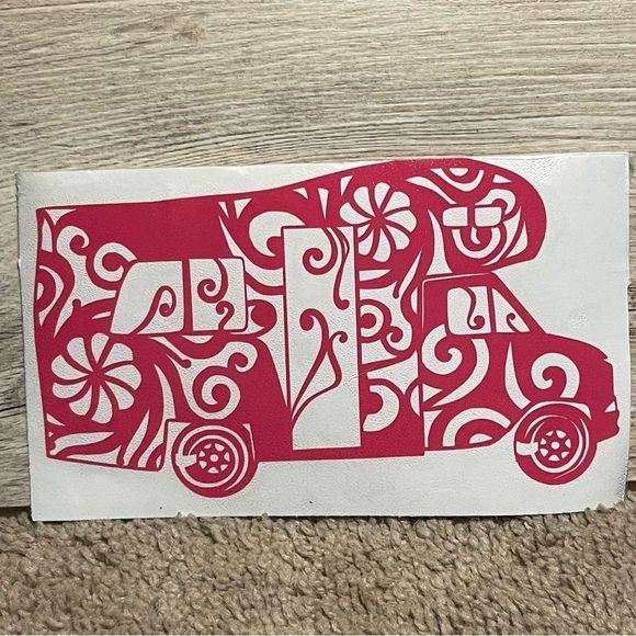 Hippie Van Vinyl Decal - Picture 1 of 10